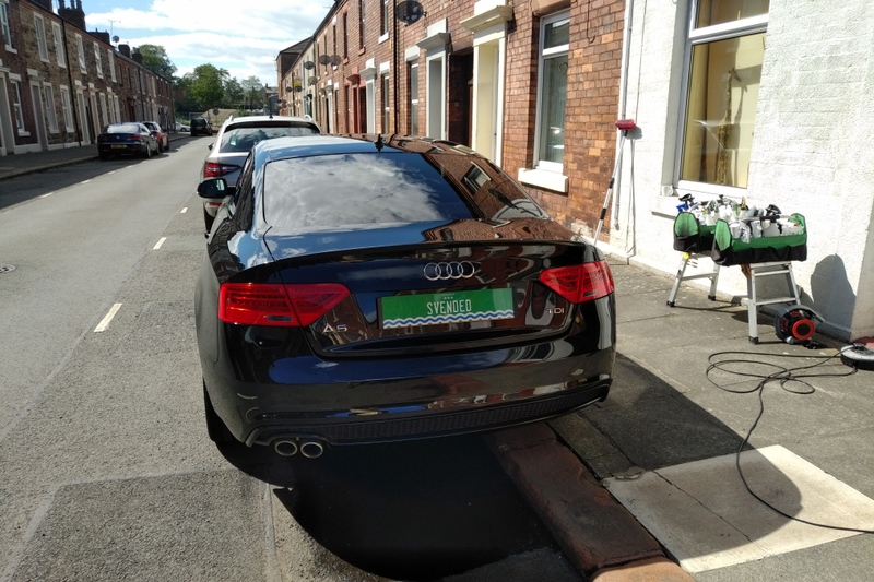 Illustration for article titled and today's clean. 2015 Audi A5 S-Line coupe
